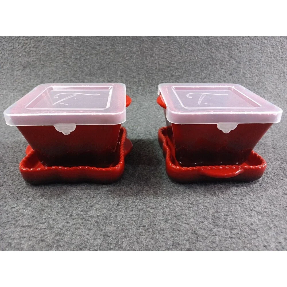 Temp-tations Set of 4 Ombre 8-oz Rammies w/ Unlimit Lids - New Tara At Home
